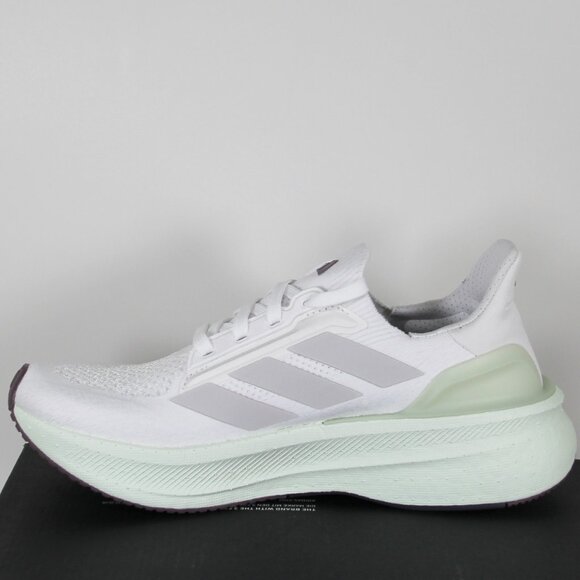 Adidas Ultraboost 5X Running Shoes Women's 7.5 White Linen Green - Picture 3 of 7